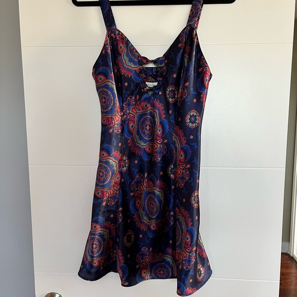 Vintage stunning women’s blue silky slip dress— Very Jenna Rink - size medium - Picture 4 of 10